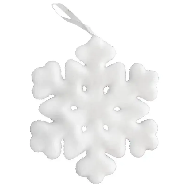 Snöflinga med silverhänge, konstgjord snö I Köp