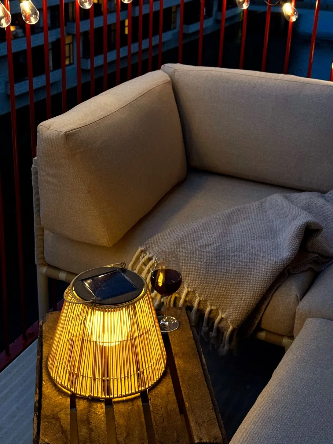 Solcelle lanterne i flet - Brondsholm