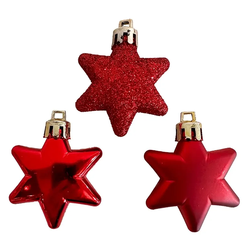 Stjärna att hänga upp, 5cm, 18st I Köp Stjärna