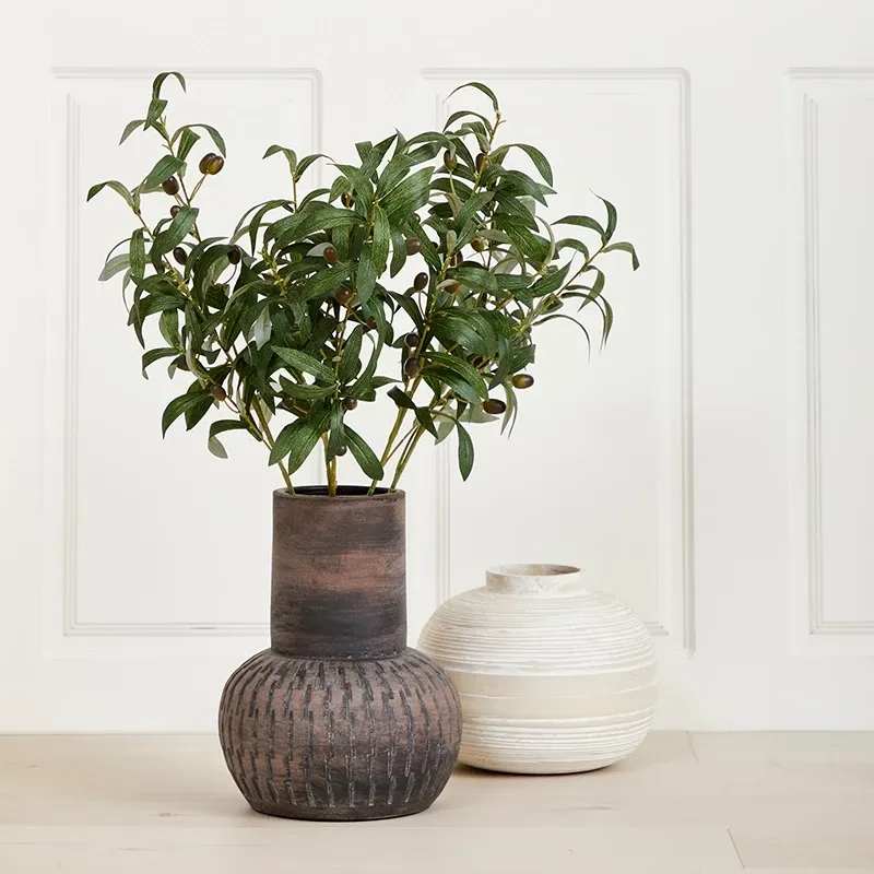 Terrakottavas m mönster, 30cm I Köp Terrakottavas