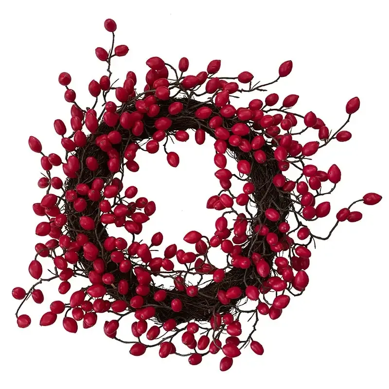 Tranebær krans, 50cm, kunstig krans