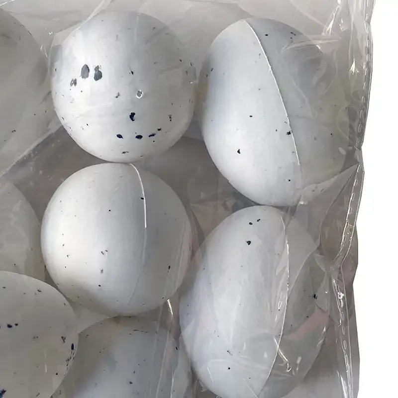 Vaktelägg, 6 cm i 24-pack, konstgjorda ägg I Köp
