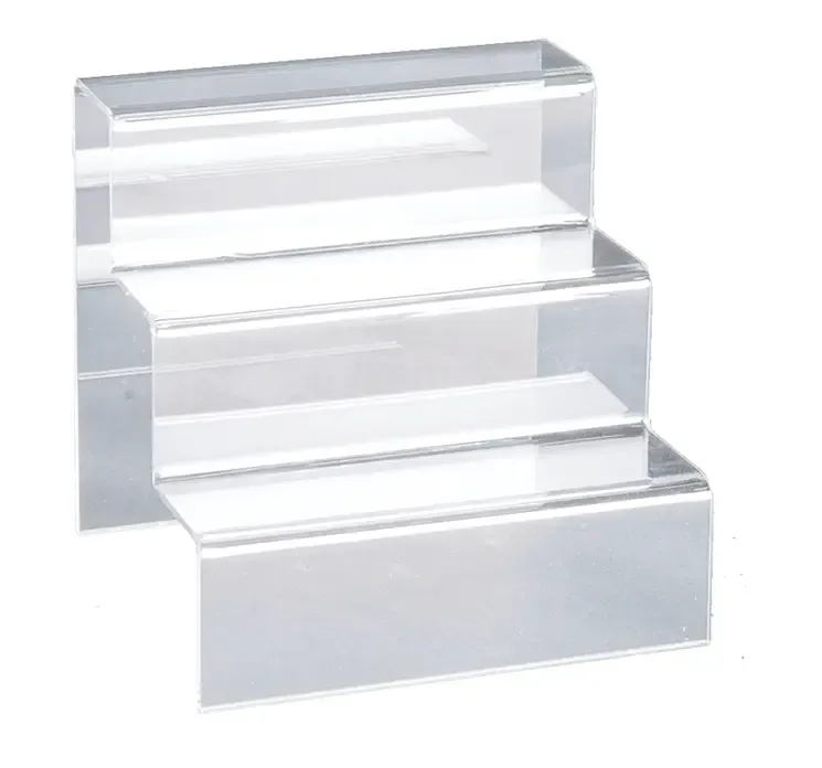 Akryl podie med trin til dekoration, transparent
