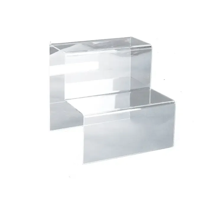 Akryl podie med trin til dekoration, transparent
