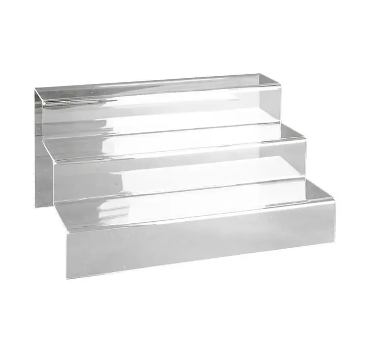Akryl podie med trin til dekoration, transparent