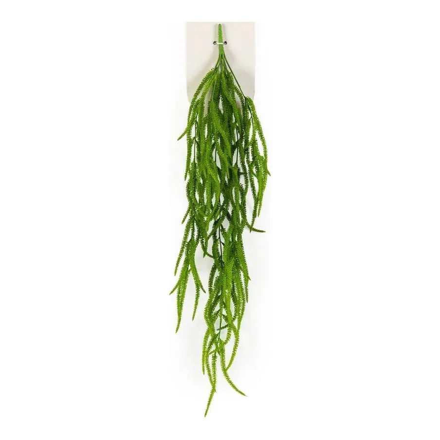 Kunstig amarant hænger i grøn, 80 cm - naturlignende hængende plante – Brøndsholm