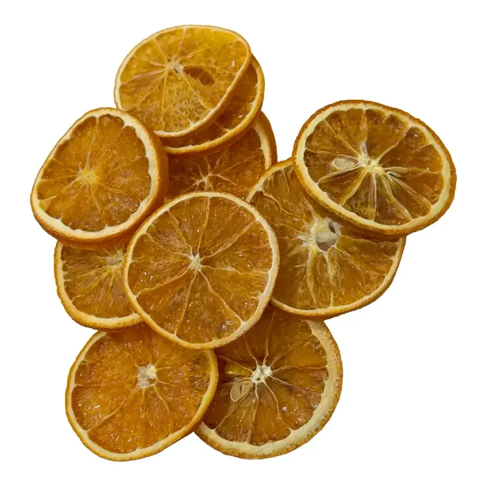 Appelsinskiver ægte tørrede i orange 30g