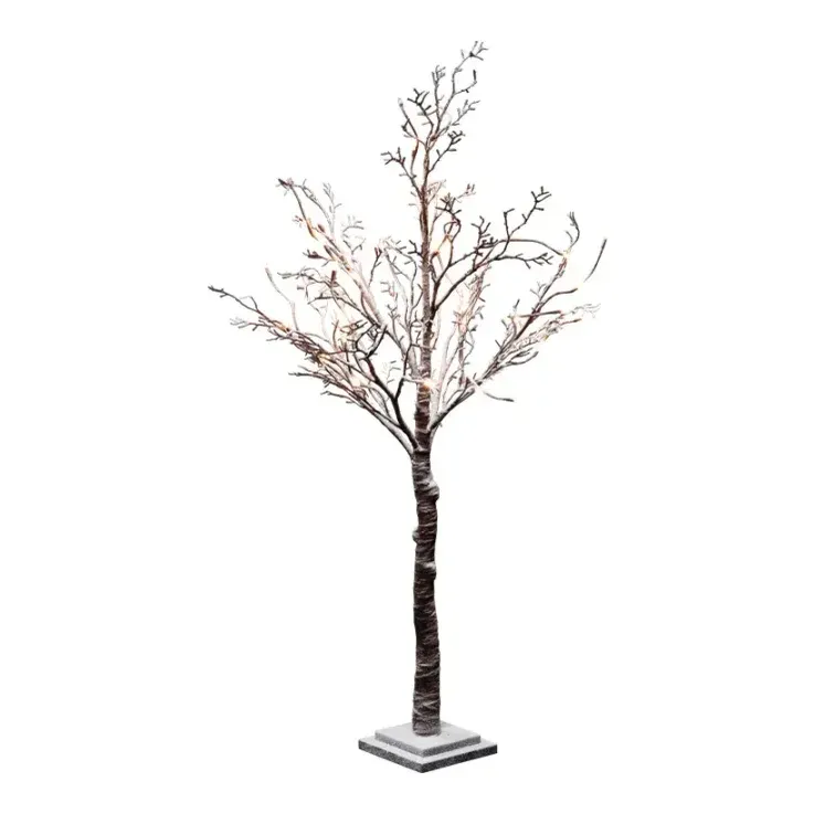 Birketræ m LED, 120cm, kunstig plante – Brøndsholm