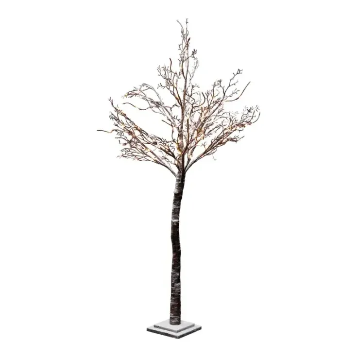 Birketræ m LED, 160cm, kunstig plante – Brøndsholm
