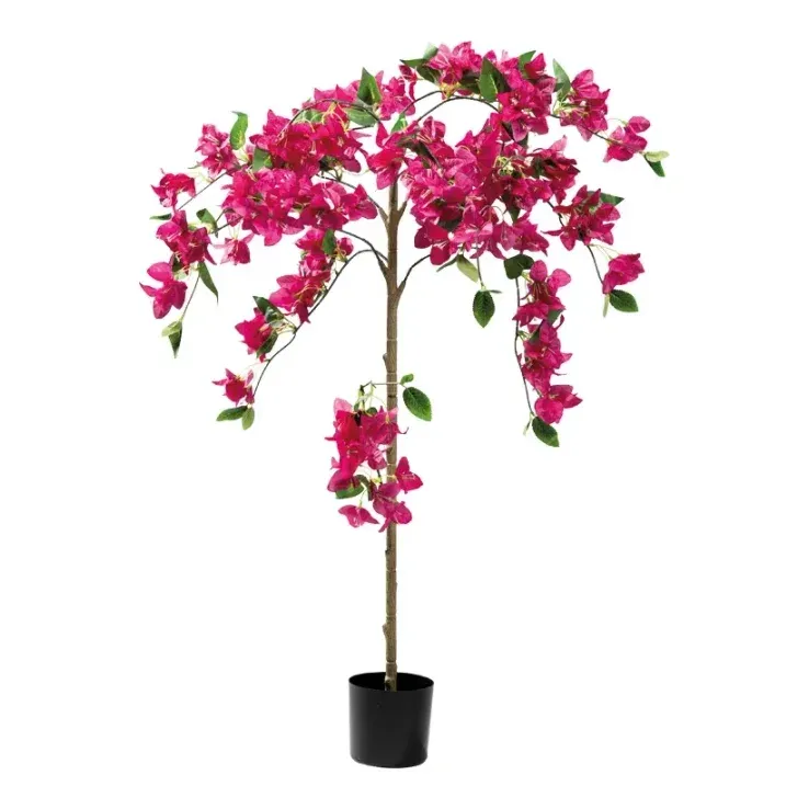 Bougainvillea i potte, 120cm, kunstig plante – Brøndsholm