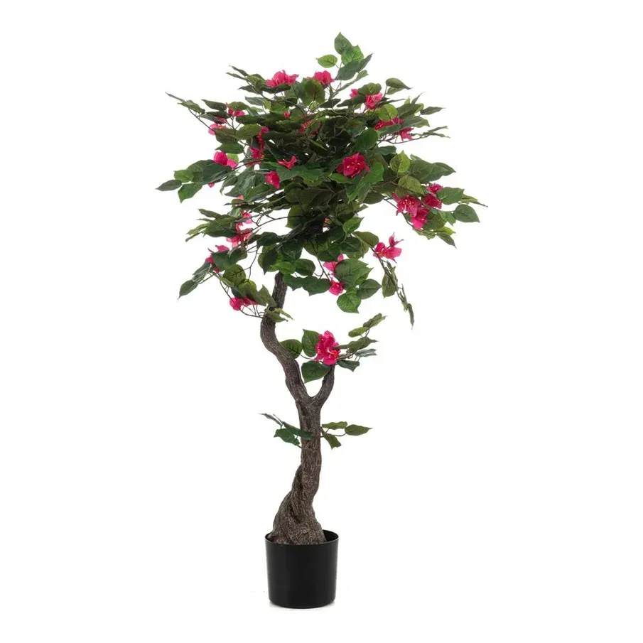 Bougainvillea liana i potte 120cm fuchsia kunstig plante – Brøndsholm