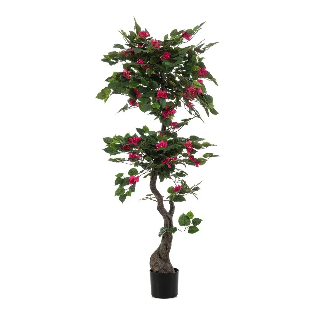 Bougainvillea, liana, i potte, 160cm, fuchsia, kunstig plante - Brøndsholm