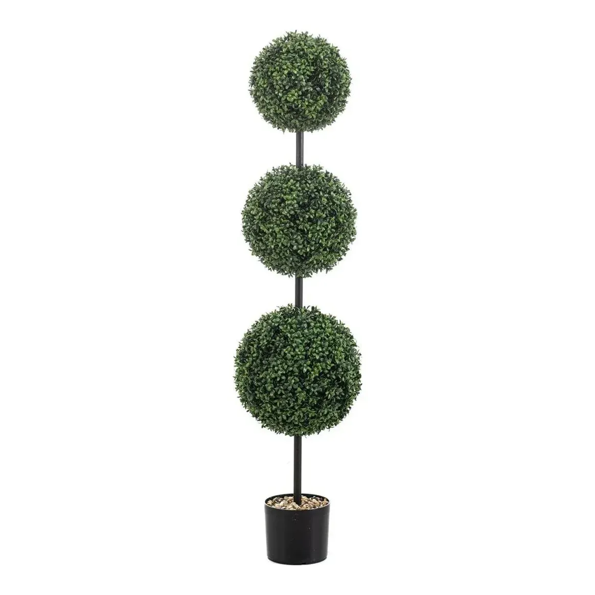 Buksbom bold, x3, 125cm, UV, kunstig plante – Brøndsholm