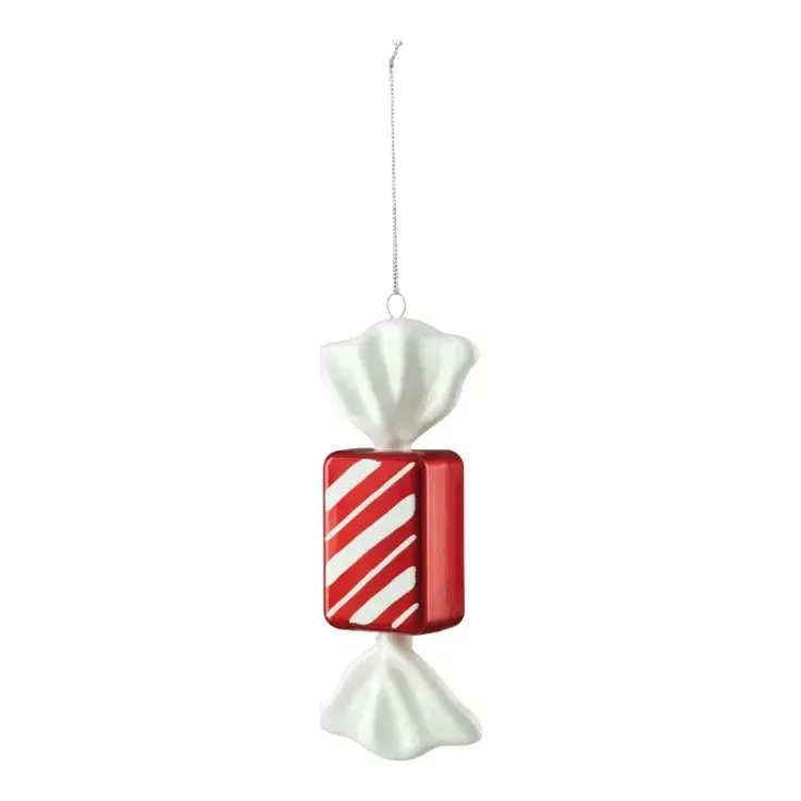 Candy, 20cm, rød/hvid, kunstig slik – Brøndsholm