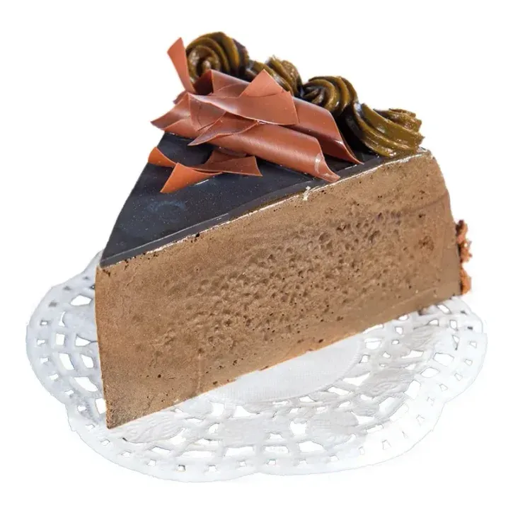 Chokoladekagestykke, 10cm, kunstig mad – Brøndsholm
