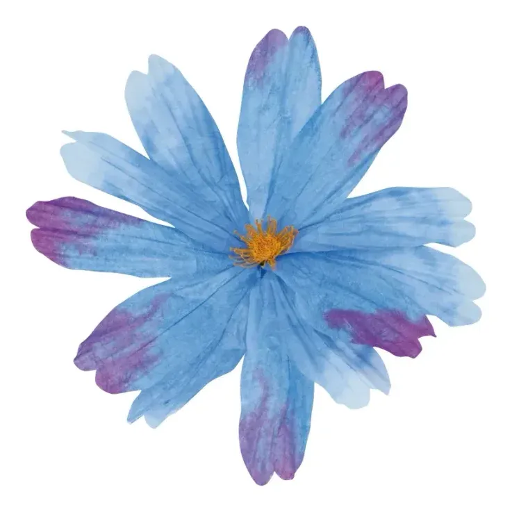 Cosmea, Ø60cm, lilla/blå, kunstig blomst – Brøndsholm