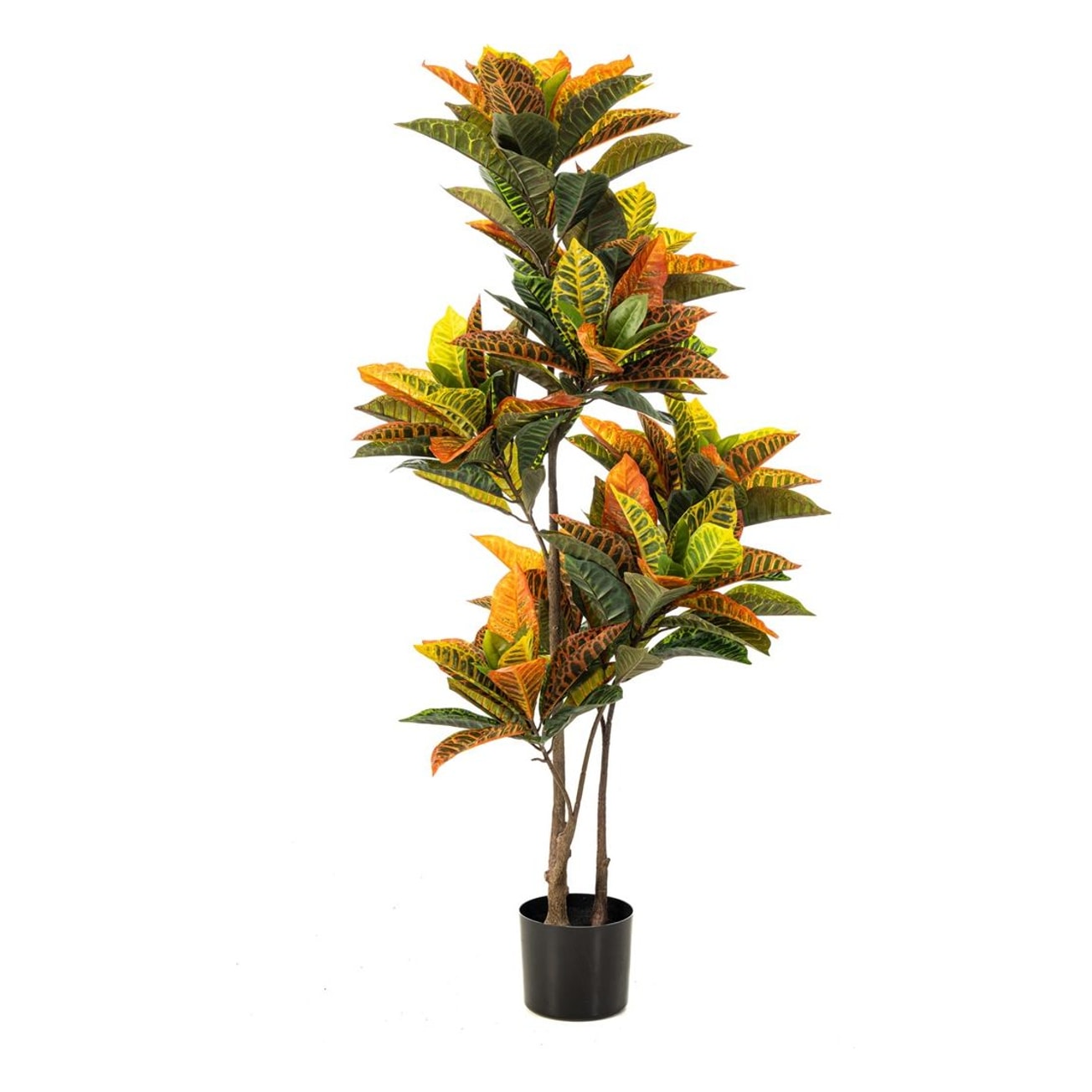 Croton i potte 135cm, kunstig plante - Brøndsholm