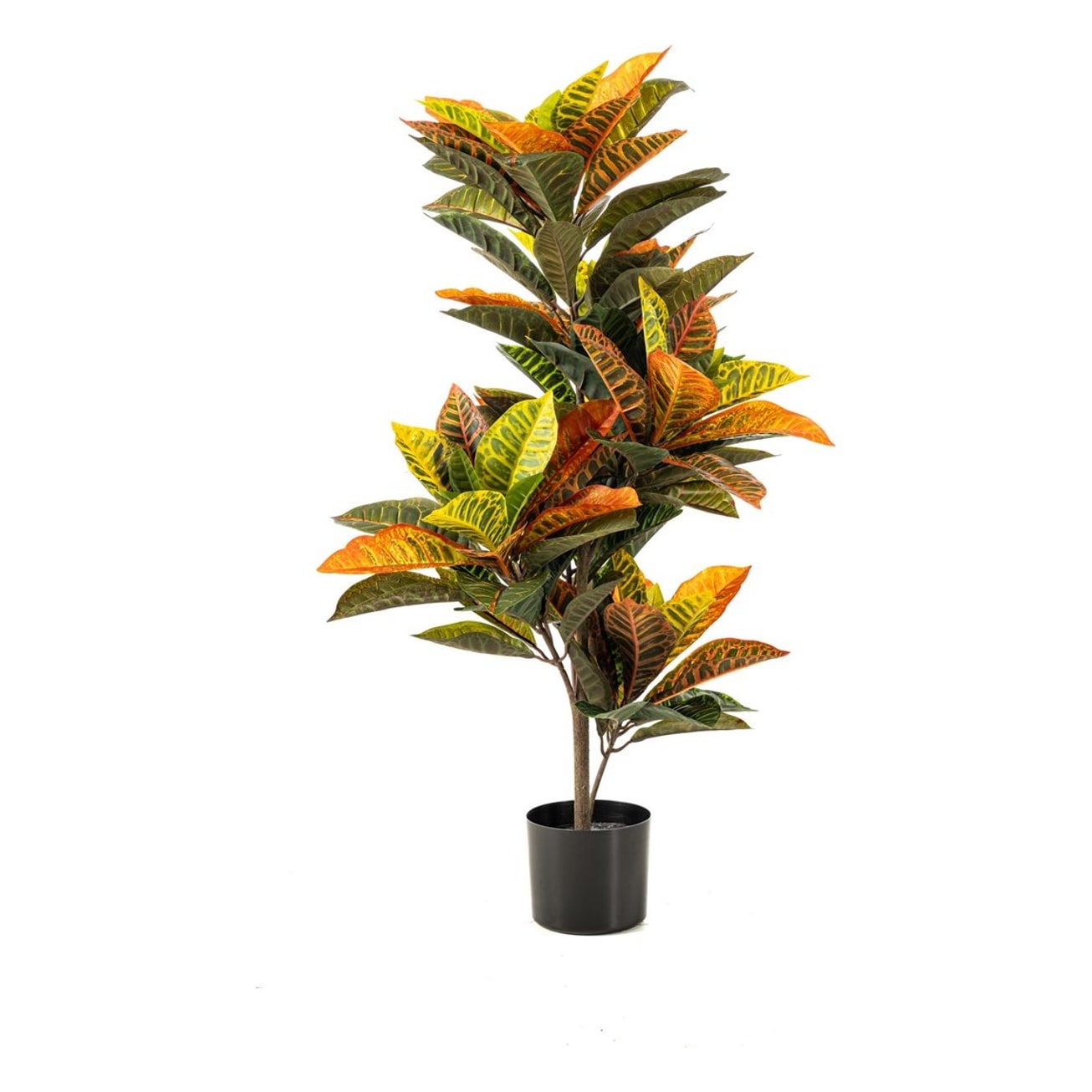 Croton i potte 95cm, kunstig plante - Brøndsholm