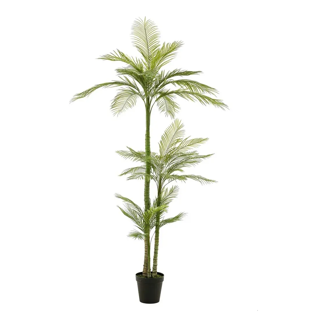 Dadelpalme, phoenix, deluxe, 3 stk, 245cm, kunstig plante - Brøndsholm