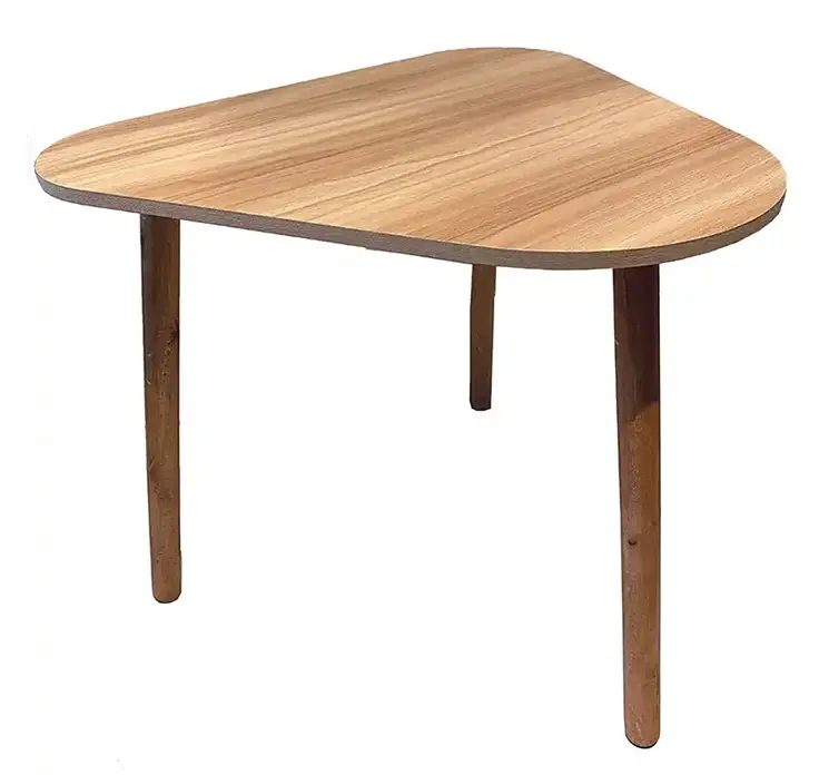 Bord af mdf i naturfarvet 39,5cm