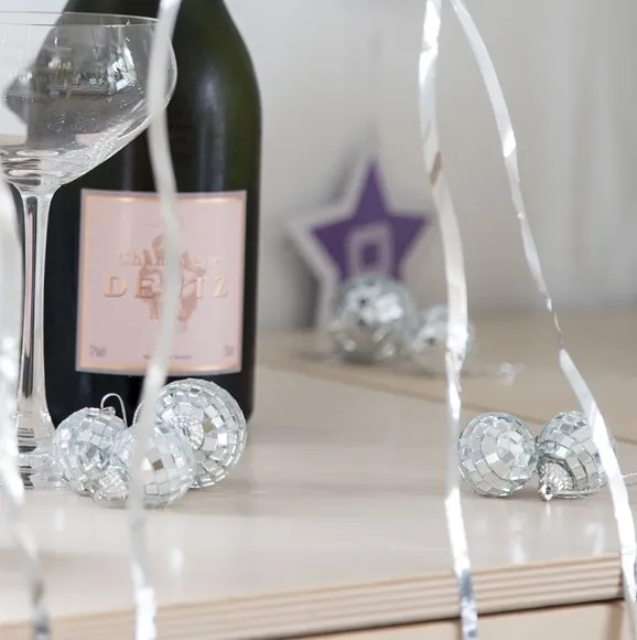 Små spejl kugler til fest dekoration