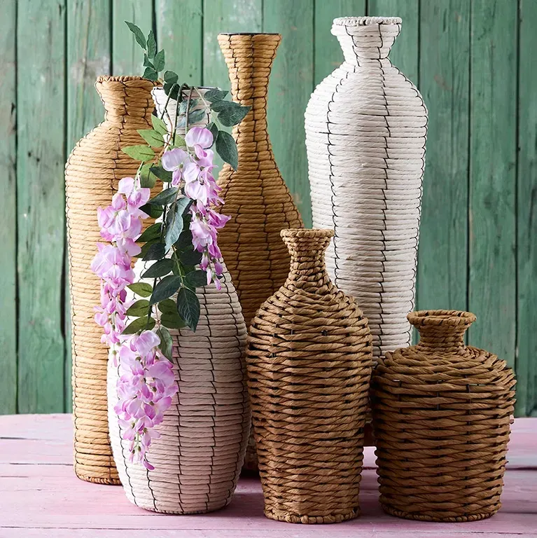 flettede vaser