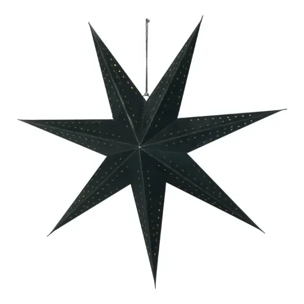Foldbar 7-takket stjerne, 40cm, julebelysning – Brøndsholm