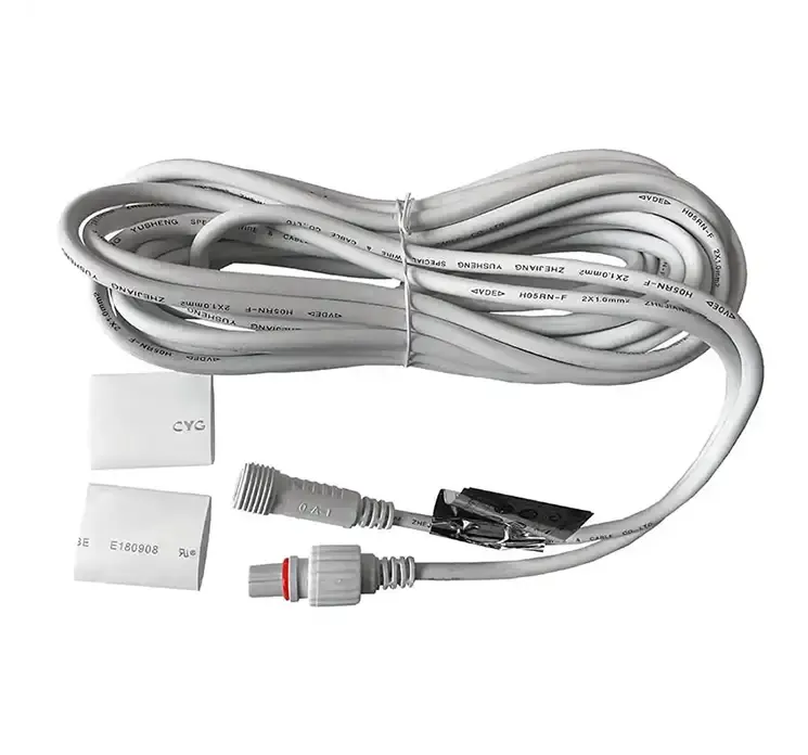 Forlængerledning i hvid til LED