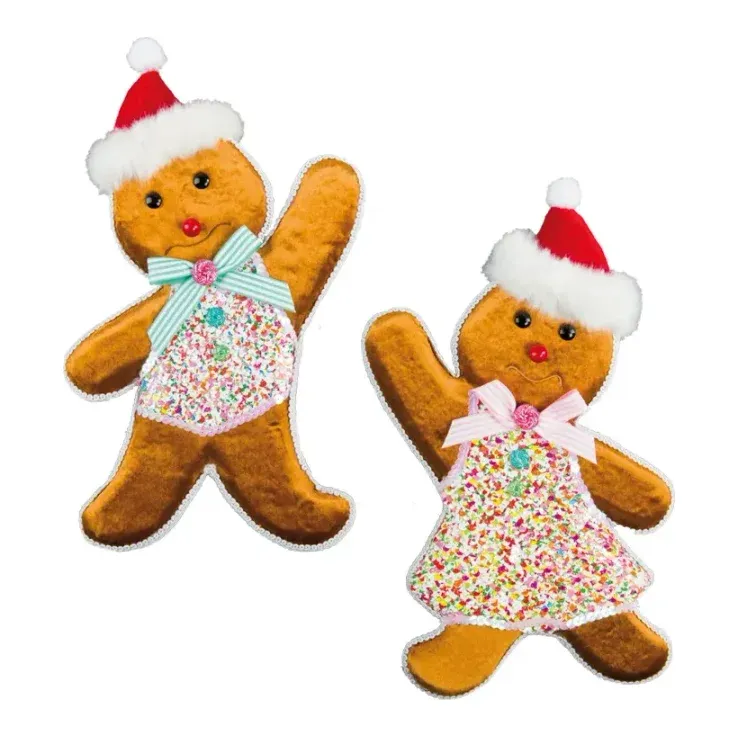 Gingerbread par, 33cm, kunstig mad – Brøndsholm