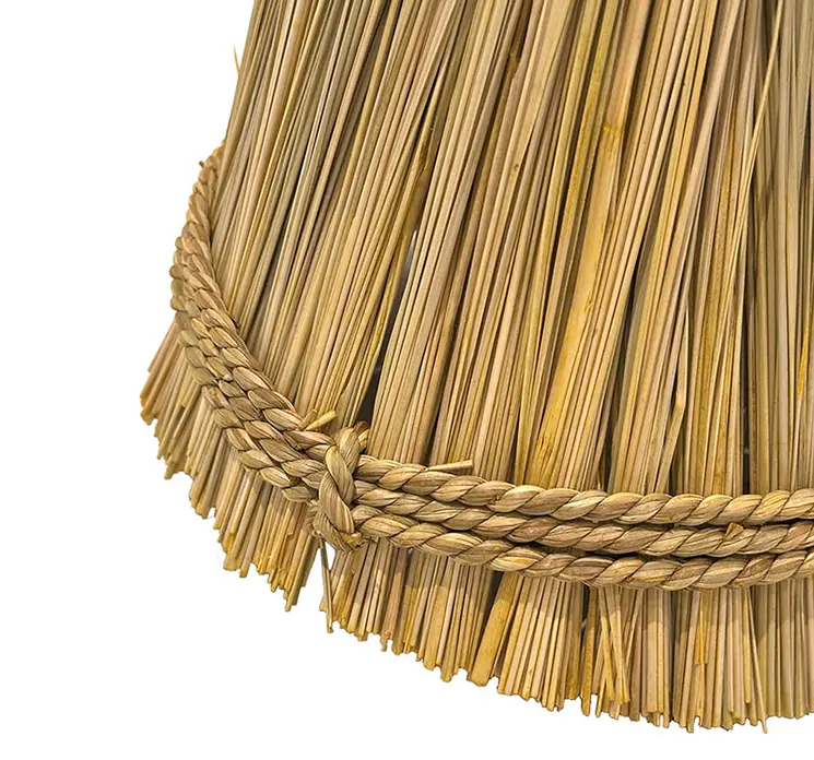 Græs bundt af tørret græs i naturfarvet 78cm closeup af bund