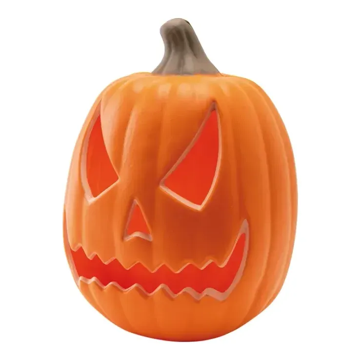 Græskar med ansigt, 31x23x21cm, dekoration – Brøndsholm