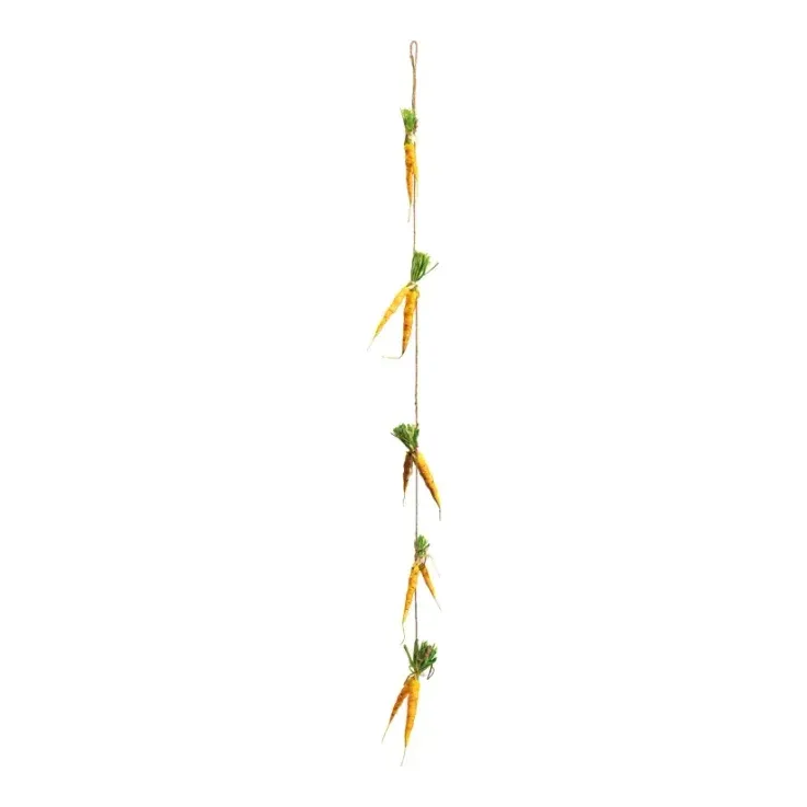 Gulerodsguirlande, 160cm, kunstig mad – Brøndsholm