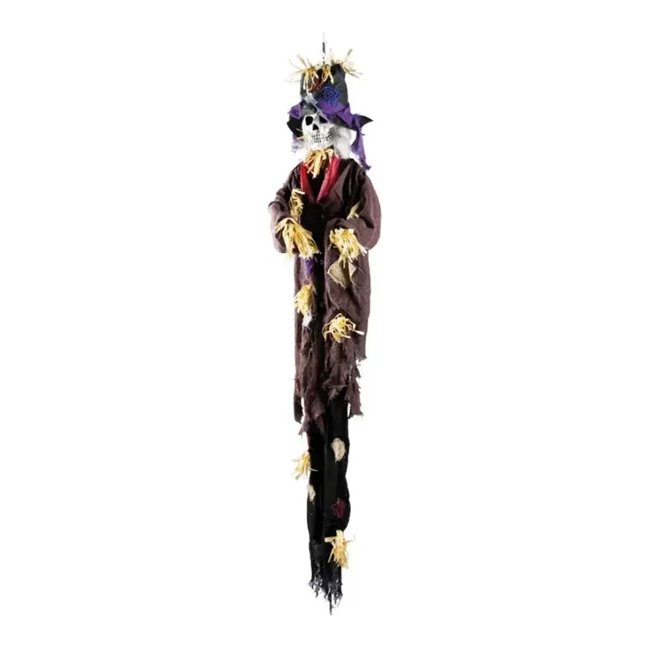 Halloween-figur med kranie, 170x55cm, tema – Brøndsholm