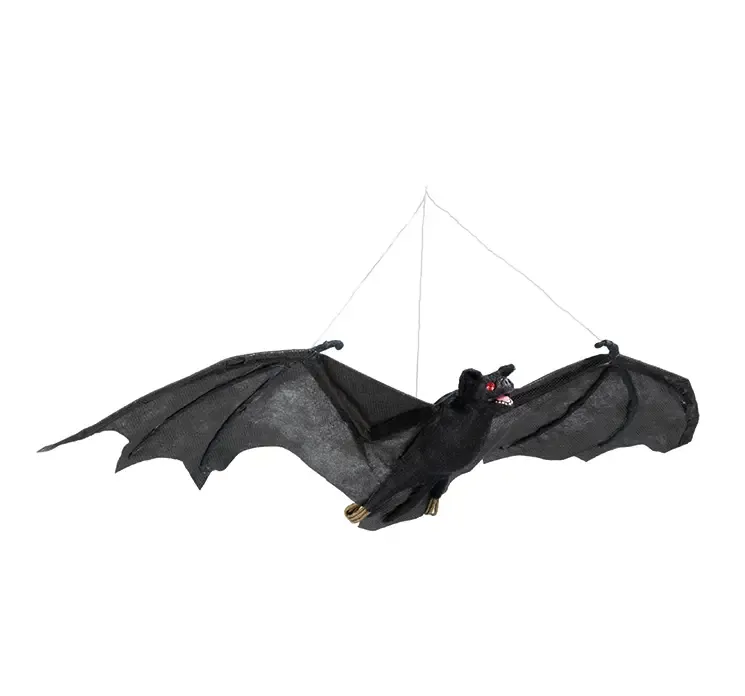 Kunstig flagermus i sort god som halloween pynt