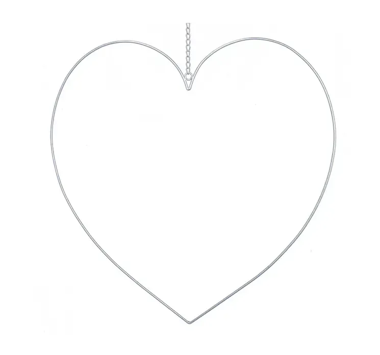 hjerte af metal med ophæng