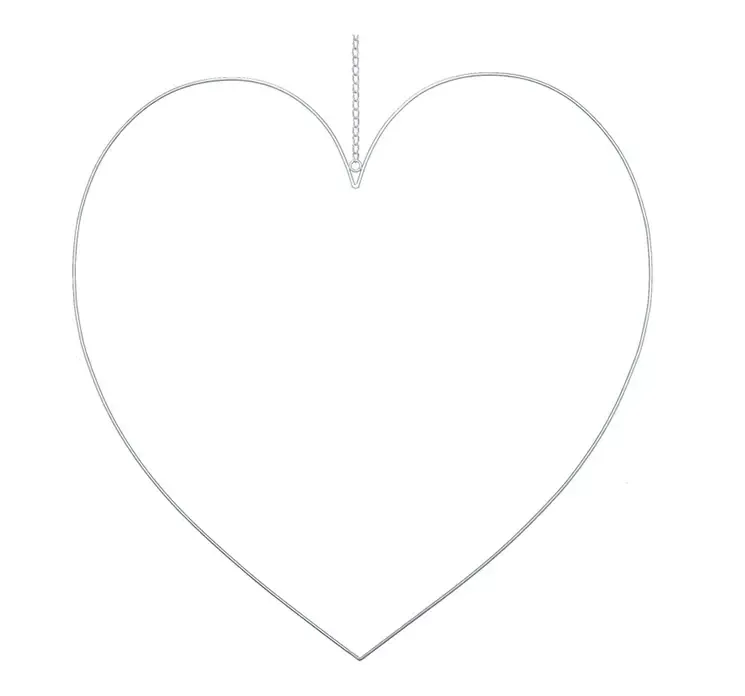 hjerte af metal med ophæng