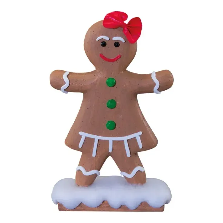 Honningkagefigur Girl, 31x19x6,5cm, julepynt – Brøndsholm