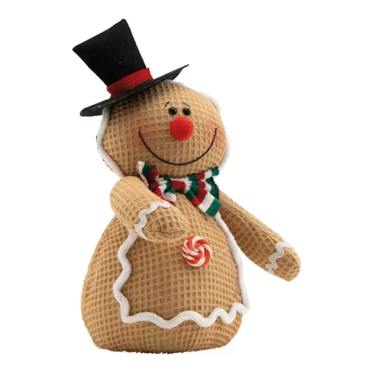 Honningkagefigur med hat, 25cm, kunstig mad – Brøndsholm