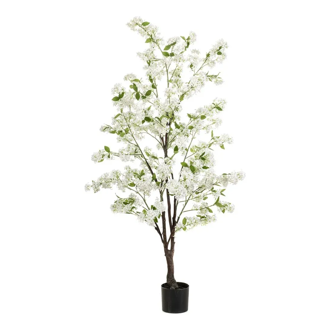 Jasmintræ i potte, 160cm, hvid, kunstig plante – Brøndsholm