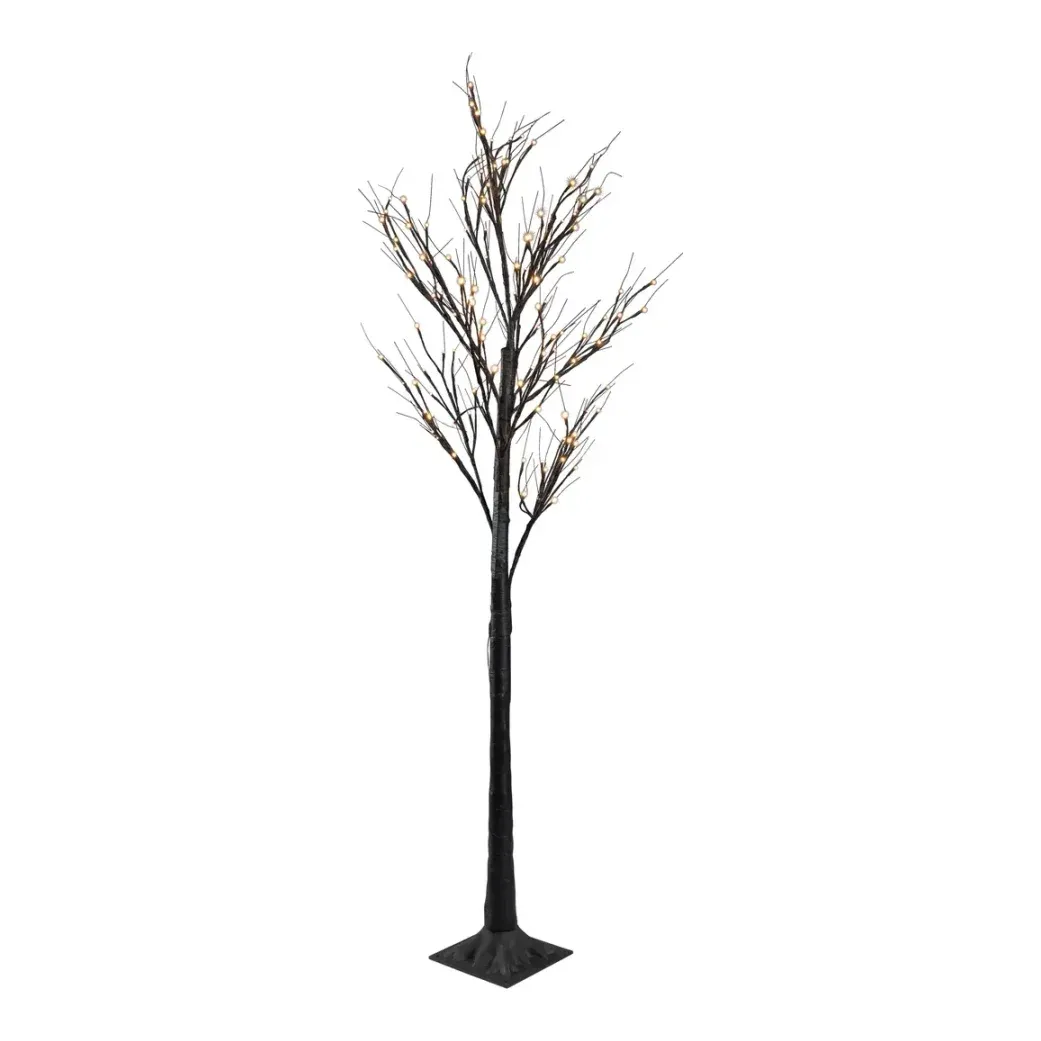 Juletræ med LED, 180cm, kunstigt juletræ – Brøndsholm