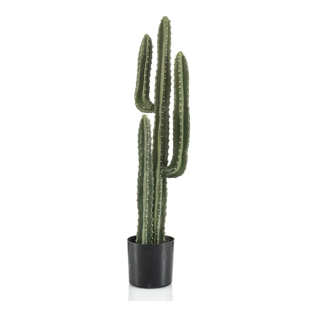 Kaktus i potte, euphorbia, 75cm, kunstig plante – Brøndsholm