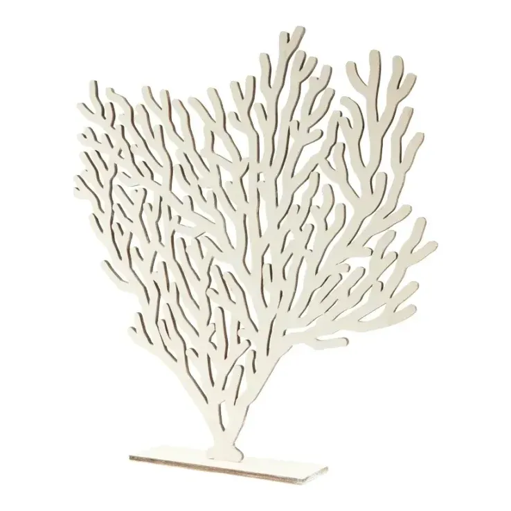 Koral, 30cm, hvid, kunstig dyr – Brøndsholm