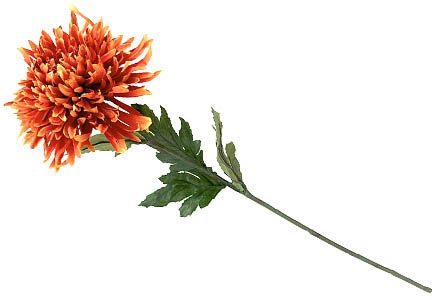 kunstig krysantemum blomst i orange
