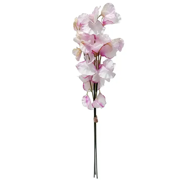 Kunstig ærteblomst også kaldet lathyrus i lyserød af plast