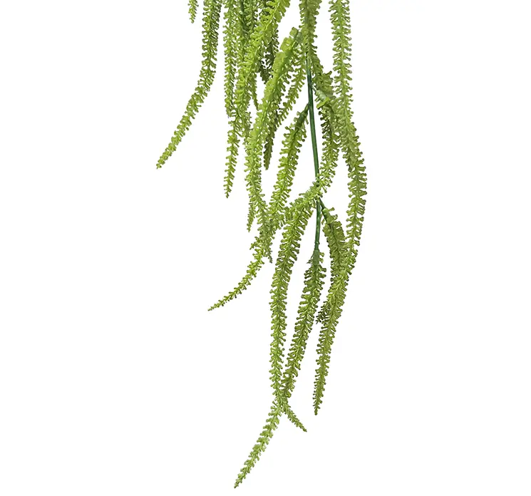 Amarant hænger kunstig plante af plast i grøn 80cm closeup