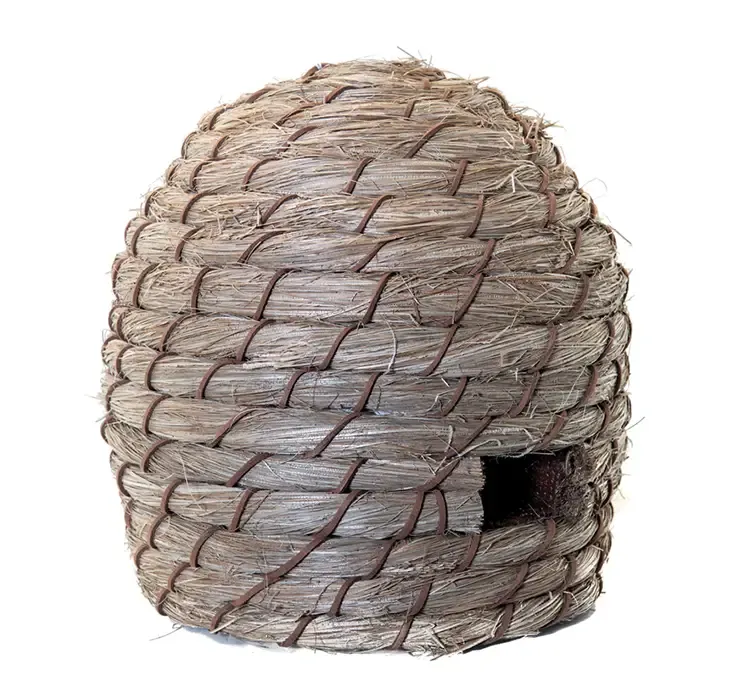 Kunstig bistade strå i brun til dekoration