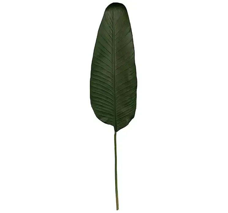 Kunstig banan blad i grøn af plast