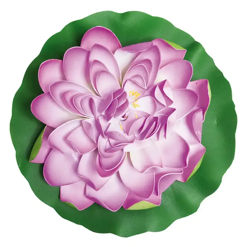 Kunstig åkande af skum i grøn og lilla