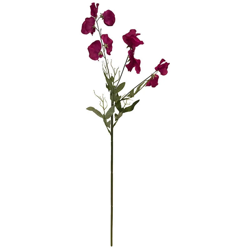 Ærteblomst i pink af plast kunstig blomst