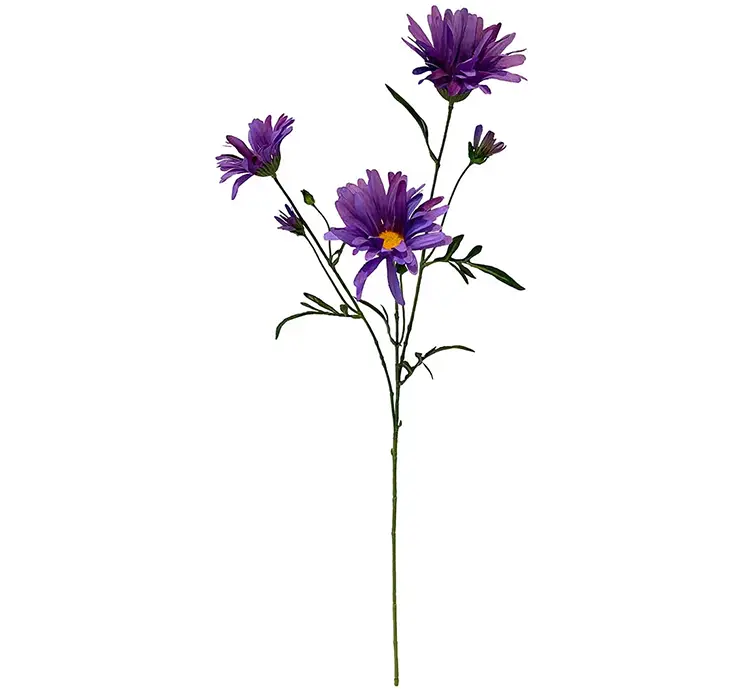 Asters kunstig blomst af plast i lilla